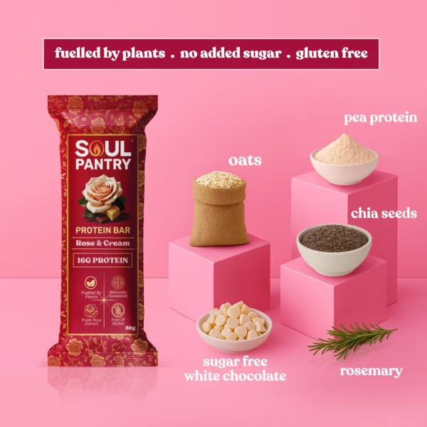 Rose & Cream Protein Bar