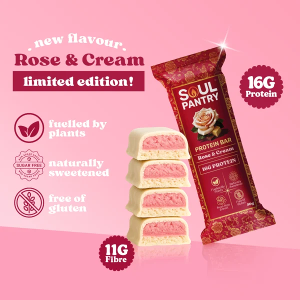 Rose & Cream Protein Bar