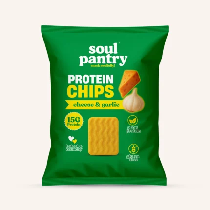 Cheese & Garlic Protein Chips