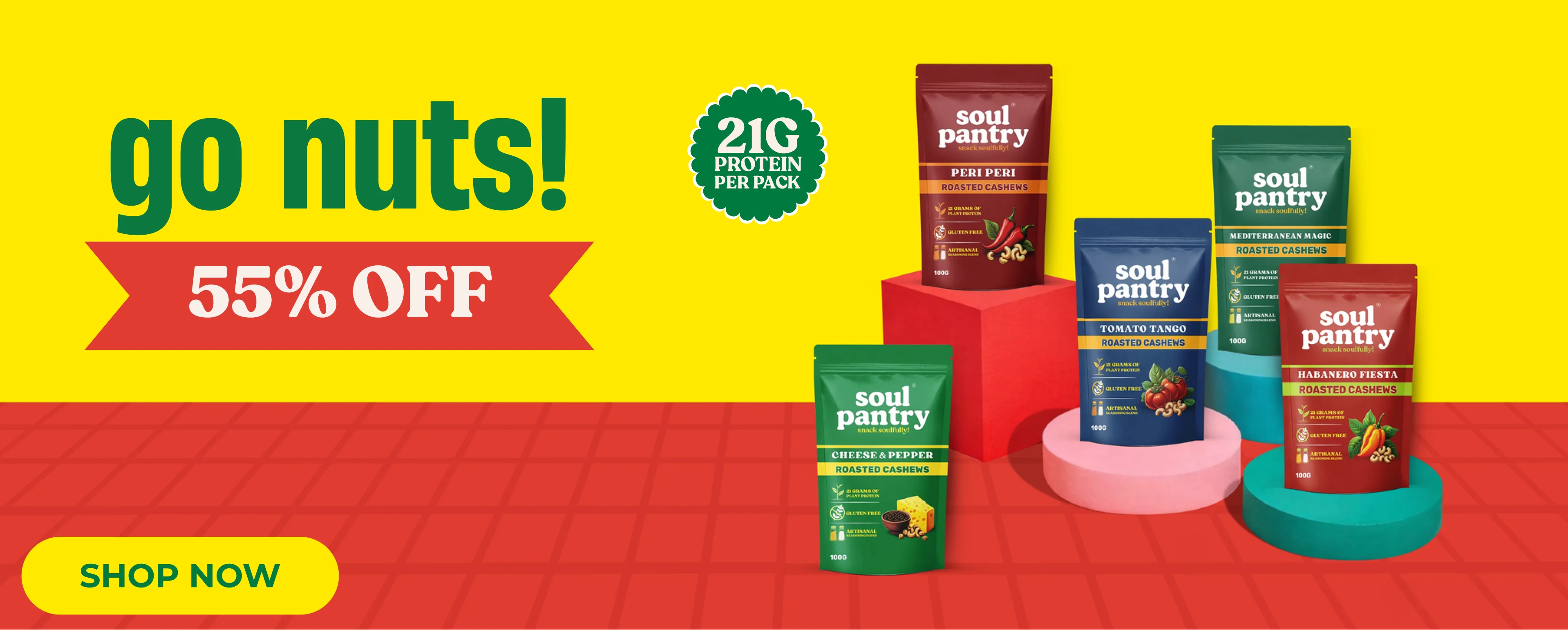 go nuts offer desktop banner